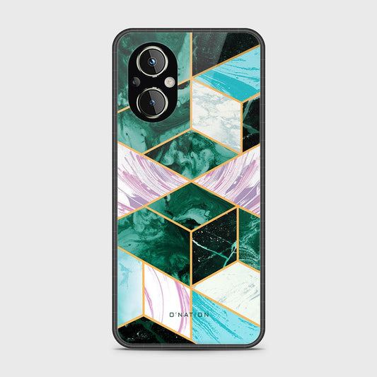 Oppo Reno 7Z 5G Cover - O'Nation Shades of Marble Series - HQ Ultra Shine Premium Infinity Glass Soft Silicon Borders Case
