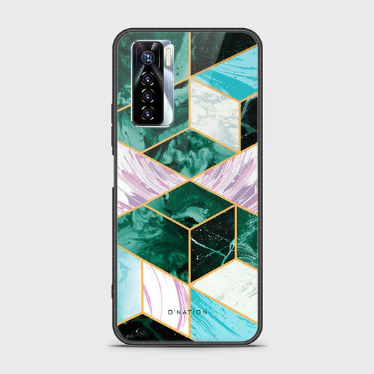 Tecno Camon 17 Pro Cover - O'Nation Shades of Marble Series - HQ Ultra Shine Premium Infinity Glass Soft Silicon Borders Case