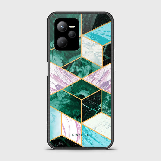 Realme V25 Cover - O'Nation Shades of Marble Series - HQ Ultra Shine Premium Infinity Glass Soft Silicon Borders Case