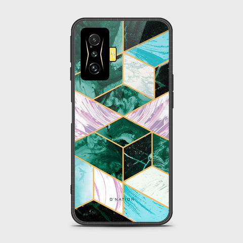 Xiaomi Poco F4 GT Cover - O'Nation Shades of Marble Series - HQ Ultra Shine Premium Infinity Glass Soft Silicon Borders Case