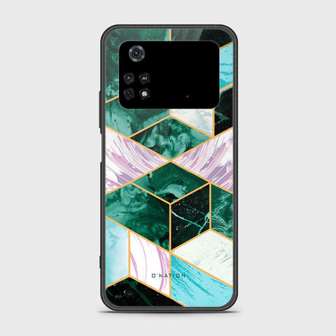 Xiaomi Poco M4 Pro 4G Cover - O'Nation Shades of Marble Series - HQ Ultra Shine Premium Infinity Glass Soft Silicon Borders Case