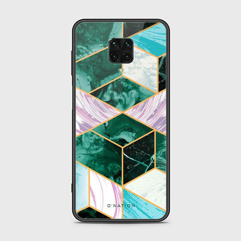 Xiaomi Redmi Note 9 Pro Cover - O'Nation Shades of Marble Series - HQ Ultra Shine Premium Infinity Glass Soft Silicon Borders Case