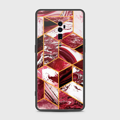 Oppo Reno 10x Zoom Cover - O'Nation Shades of Marble Series - HQ Ultra Shine Premium Infinity Glass Soft Silicon Borders Case