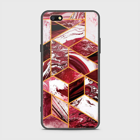 Oppo A77 Cover - O'Nation Shades of Marble Series - HQ Ultra Shine Premium Infinity Glass Soft Silicon Borders Case