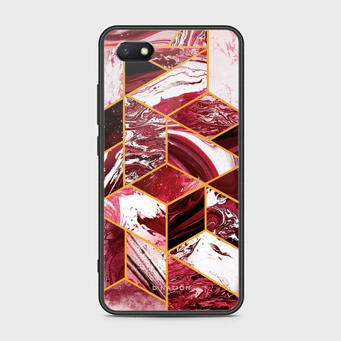 Huawei Y5 Prime 2018 Cover - O'Nation Shades of Marble Series - HQ Ultra Shine Premium Infinity Glass Soft Silicon Borders Case