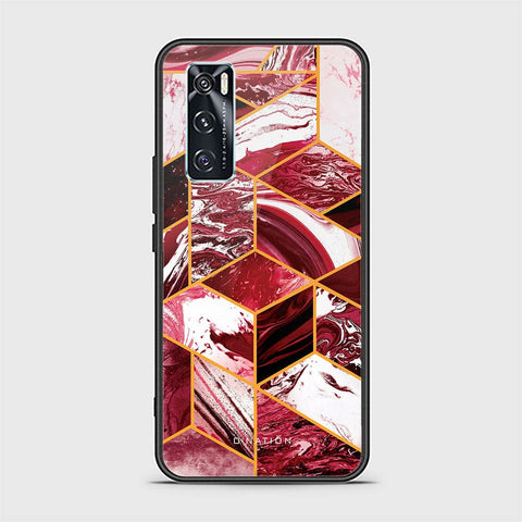 Vivo V20 SE Cover - O'Nation Shades of Marble Series - HQ Ultra Shine Premium Infinity Glass Soft Silicon Borders Case