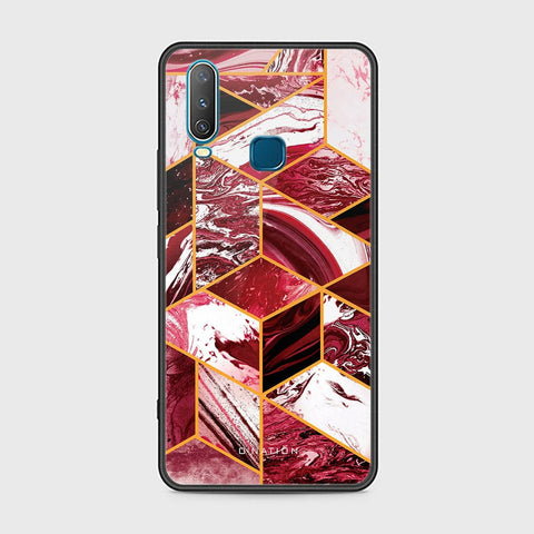 Vivo Y12 Cover - O'Nation Shades of Marble Series - HQ Ultra Shine Premium Infinity Glass Soft Silicon Borders Case