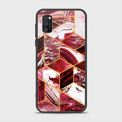 Samsung Galaxy M30s Cover - O'Nation Shades of Marble Series - HQ Ultra Shine Premium Infinity Glass Soft Silicon Borders Case