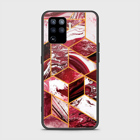 Oppo F19 Pro Cover - O'Nation Shades of Marble Series - HQ Ultra Shine Premium Infinity Glass Soft Silicon Borders Case