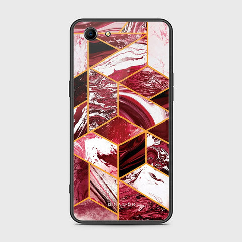 Oppo A83 Cover - O'Nation Shades of Marble Series - HQ Ultra Shine Premium Infinity Glass Soft Silicon Borders Case