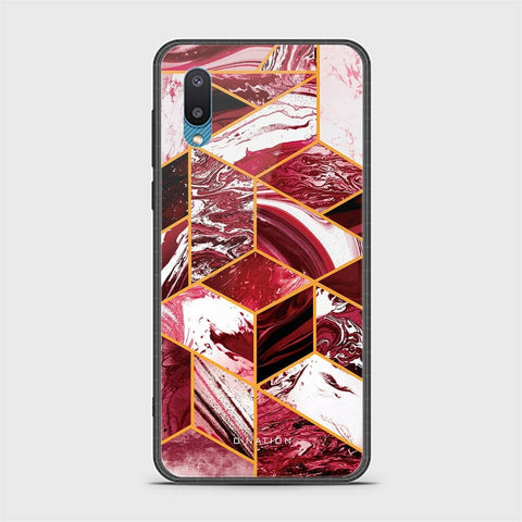 Samsung Galaxy A02 Cover - O'Nation Shades of Marble Series - HQ Ultra Shine Premium Infinity Glass Soft Silicon Borders Case