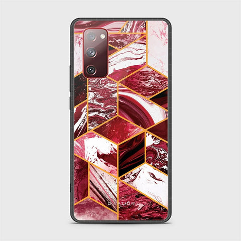 Samsung Galaxy S20 FE Cover - O'Nation Shades of Marble Series - HQ Ultra Shine Premium Infinity Glass Soft Silicon Borders Case