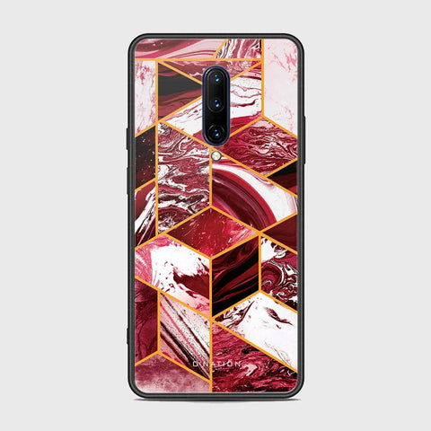 OnePlus 7 Pro Cover - O'Nation Shades of Marble Series - HQ Ultra Shine Premium Infinity Glass Soft Silicon Borders Case