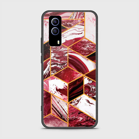 Vivo Y53s Cover - O'Nation Shades of Marble Series - HQ Ultra Shine Premium Infinity Glass Soft Silicon Borders Case