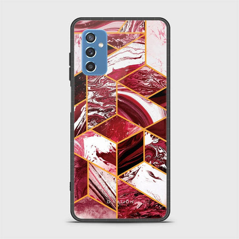 Samsung Galaxy M52 5G Cover - O'Nation Shades of Marble Series - HQ Ultra Shine Premium Infinity Glass Soft Silicon Borders Case