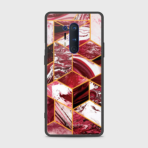 OnePlus 8 Pro Cover - O'Nation Shades of Marble Series - HQ Ultra Shine Premium Infinity Glass Soft Silicon Borders Case