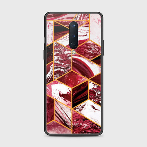 OnePlus 8 4G Cover - O'Nation Shades of Marble Series - HQ Ultra Shine Premium Infinity Glass Soft Silicon Borders Case