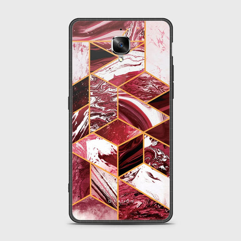 OnePlus 3 Cover - O'Nation Shades of Marble Series - HQ Ultra Shine Premium Infinity Glass Soft Silicon Borders Case