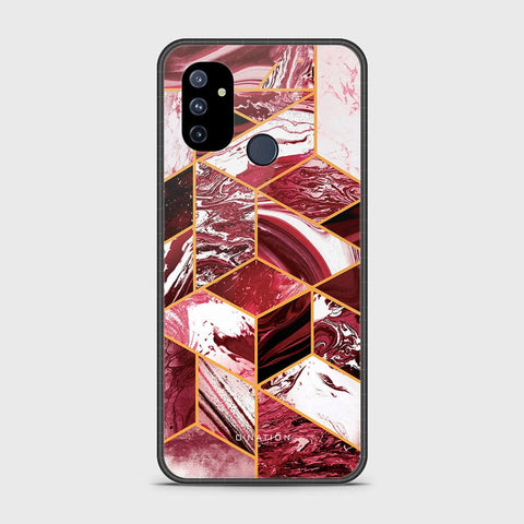 OnePlus Nord N100 Cover - O'Nation Shades of Marble Series - HQ Ultra Shine Premium Infinity Glass Soft Silicon Borders Case