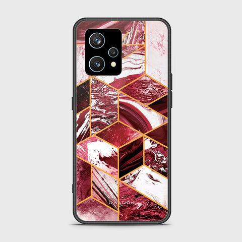 Realme 9 4G Cover - O'Nation Shades of Marble Series - HQ Ultra Shine Premium Infinity Glass Soft Silicon Borders Case