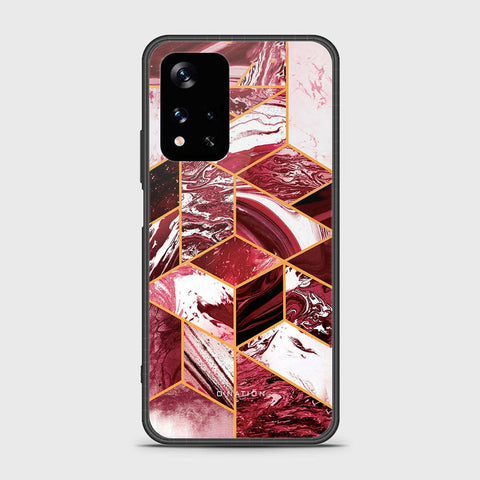 Xiaomi Poco M4 Pro 5G Cover - O'Nation Shades of Marble Series - HQ Ultra Shine Premium Infinity Glass Soft Silicon Borders Case