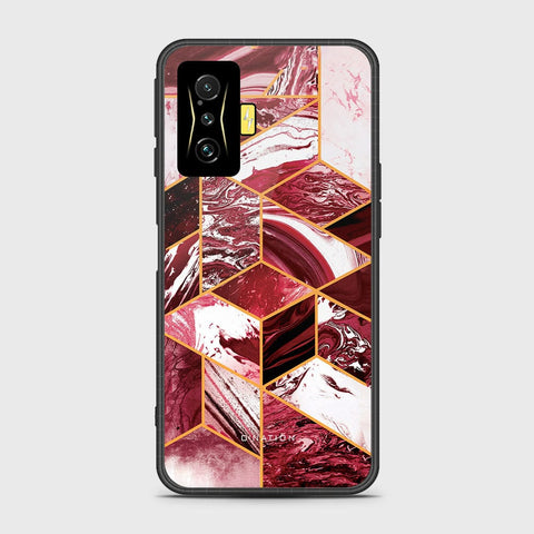 Xiaomi Poco F4 GT Cover - O'Nation Shades of Marble Series - HQ Ultra Shine Premium Infinity Glass Soft Silicon Borders Case