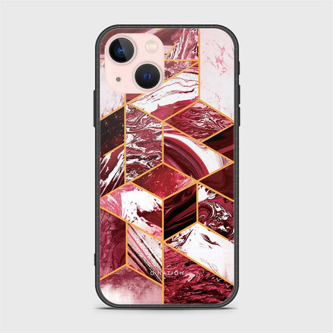 iPhone 14 Plus Cover - O'Nation Shades of Marble Series - HQ Ultra Shine Premium Infinity Glass Soft Silicon Borders Case