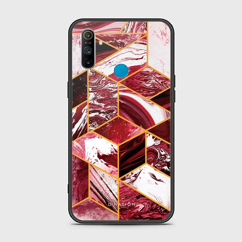 Realme 6i Cover - O'Nation Shades of Marble Series - HQ Ultra Shine Premium Infinity Glass Soft Silicon Borders Case