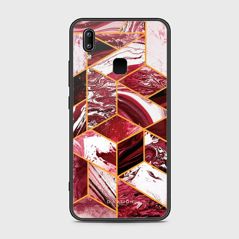 Vivo Y85 Cover - O'Nation Shades of Marble Series - HQ Ultra Shine Premium Infinity Glass Soft Silicon Borders Case