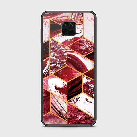 Xiaomi Redmi Note 9S Cover - O'Nation Shades of Marble Series - HQ Ultra Shine Premium Infinity Glass Soft Silicon Borders Case