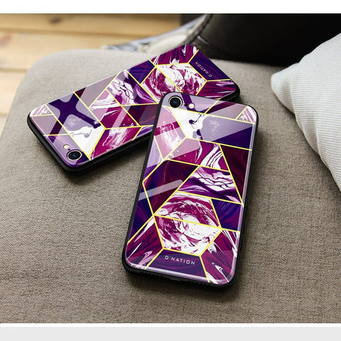 Infinix Hot 9 Cover - O'Nation Shades of Marble Series - HQ Ultra Shine Premium Infinity Glass Soft Silicon Borders Case