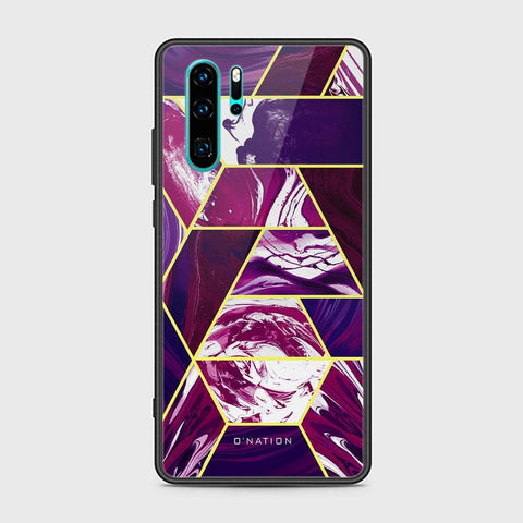 Huawei P30 Pro Cover - O'Nation Shades of Marble Series - HQ Ultra Shine Premium Infinity Glass Soft Silicon Borders Case