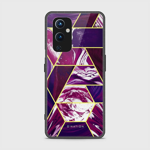 OnePlus 9 Cover - O'Nation Shades of Marble Series - HQ Ultra Shine Premium Infinity Glass Soft Silicon Borders Case