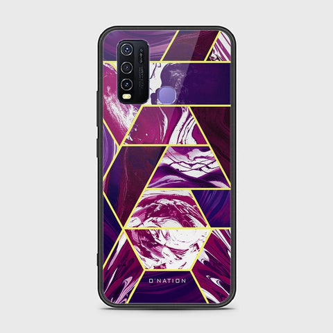 Vivo Y30 Cover - O'Nation Shades of Marble Series - HQ Ultra Shine Premium Infinity Glass Soft Silicon Borders Case