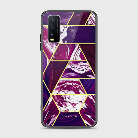 Vivo Y20s Cover - O'Nation Shades of Marble Series - HQ Ultra Shine Premium Infinity Glass Soft Silicon Borders Case