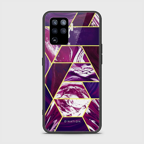 Oppo F19 Pro Cover - O'Nation Shades of Marble Series - HQ Ultra Shine Premium Infinity Glass Soft Silicon Borders Case