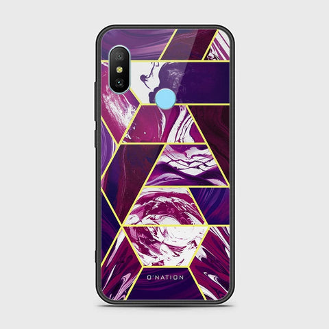 Redmi 6 Pro Cover - O'Nation Shades of Marble Series - HQ Ultra Shine Premium Infinity Glass Soft Silicon Borders Case