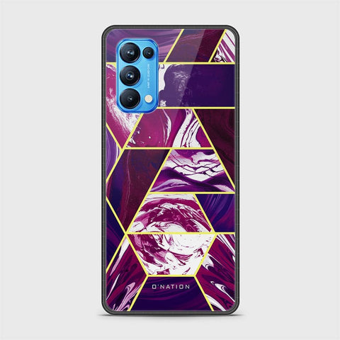 Oppo Reno 5 Pro 5G Cover - O'Nation Shades of Marble Series - HQ Ultra Shine Premium Infinity Glass Soft Silicon Borders Case