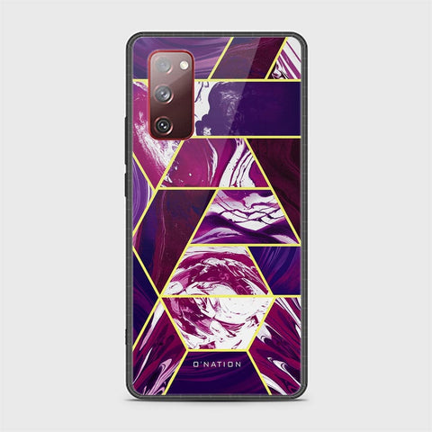 Samsung Galaxy S20 FE Cover - O'Nation Shades of Marble Series - HQ Ultra Shine Premium Infinity Glass Soft Silicon Borders Case