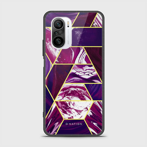 Xiaomi Redmi K40 Cover - O'Nation Shades of Marble Series - HQ Ultra Shine Premium Infinity Glass Soft Silicon Borders Case