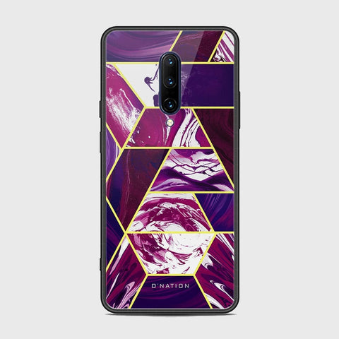 OnePlus 7 Pro Cover - O'Nation Shades of Marble Series - HQ Ultra Shine Premium Infinity Glass Soft Silicon Borders Case