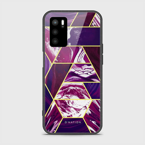 Oppo A16s Cover - O'Nation Shades of Marble Series - HQ Ultra Shine Premium Infinity Glass Soft Silicon Borders Case