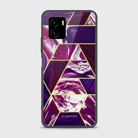 Vivo Y01 Cover - O'Nation Shades of Marble Series - HQ Ultra Shine Premium Infinity Glass Soft Silicon Borders Case