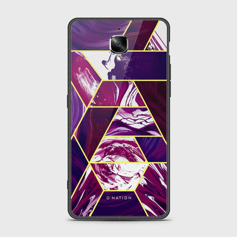 OnePlus 3 Cover - O'Nation Shades of Marble Series - HQ Ultra Shine Premium Infinity Glass Soft Silicon Borders Case