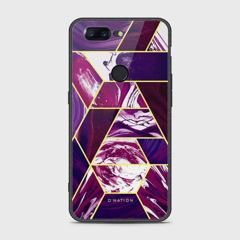 OnePlus 5T Cover - O'Nation Shades of Marble Series - HQ Ultra Shine Premium Infinity Glass Soft Silicon Borders Case