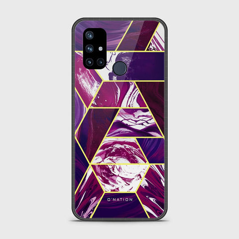 OnePlus Nord N10 5G Cover - O'Nation Shades of Marble Series - HQ Ultra Shine Premium Infinity Glass Soft Silicon Borders Case