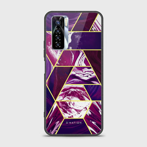 Tecno Camon 17 Pro Cover - O'Nation Shades of Marble Series - HQ Ultra Shine Premium Infinity Glass Soft Silicon Borders Case