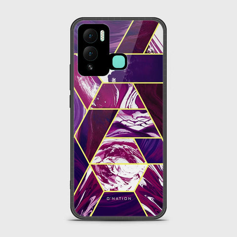 Infinix Hot 12 Play Cover - O'Nation Shades of Marble Series - HQ Ultra Shine Premium Infinity Glass Soft Silicon Borders Case