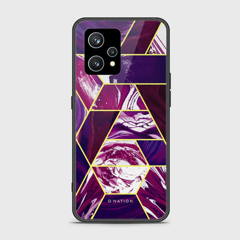 Realme 9 4G Cover - O'Nation Shades of Marble Series - HQ Ultra Shine Premium Infinity Glass Soft Silicon Borders Case