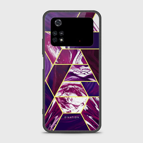 Xiaomi Poco M4 Pro 4G Cover - O'Nation Shades of Marble Series - HQ Ultra Shine Premium Infinity Glass Soft Silicon Borders Case